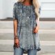 Print Short Sleeve Top
