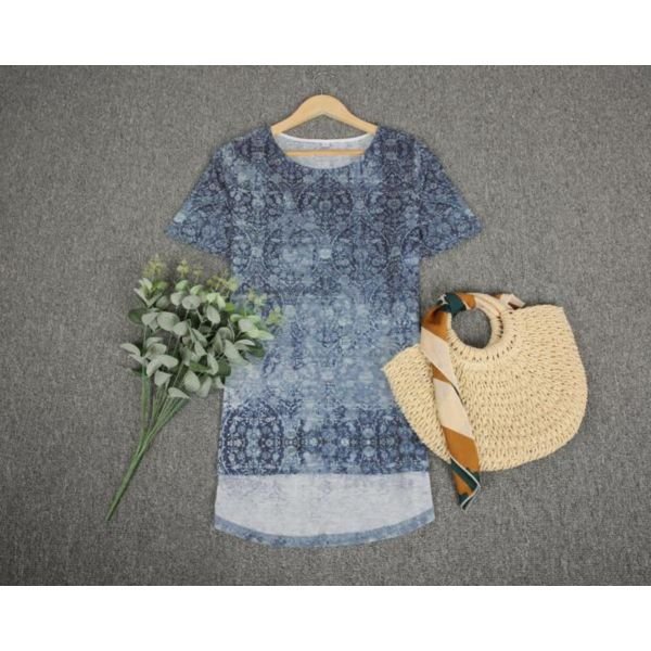 Print Short Sleeve Top