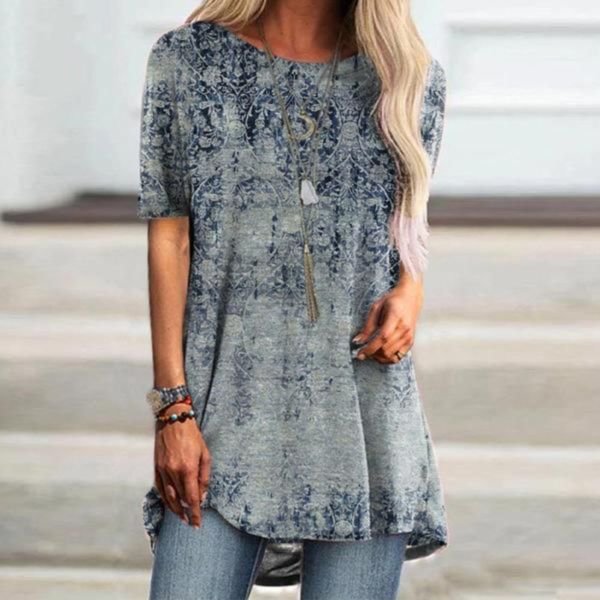 Print Short Sleeve Top