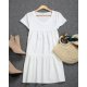 Take it Easy White Mini Dress