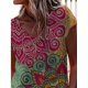 Print Short Sleeve Top
