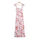 Attractive Print Sleeveless Maxi Dress